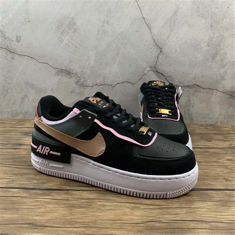 Nike Air Force 1 Low Shadow Black Light Arctic Pink 